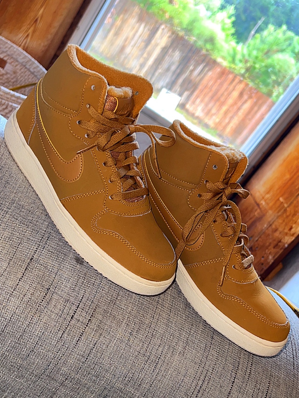 Nike Air Force 1 High Wheat/Flax β Talla 8
